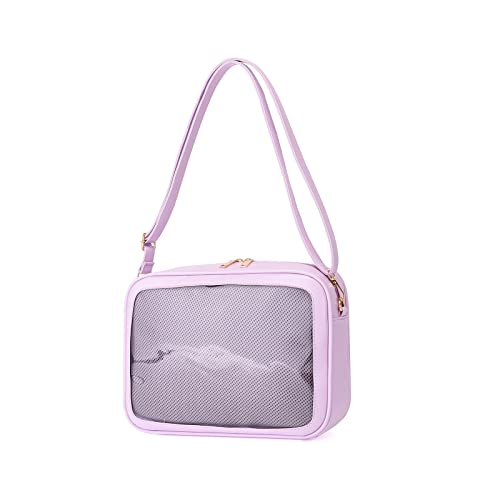 Weibliche Süße Reise Handtasche Mädchen Umhängetasche Frauen Transparente Tasche Tasche Mit Verstellbarem Schultergurt von LfrXtra