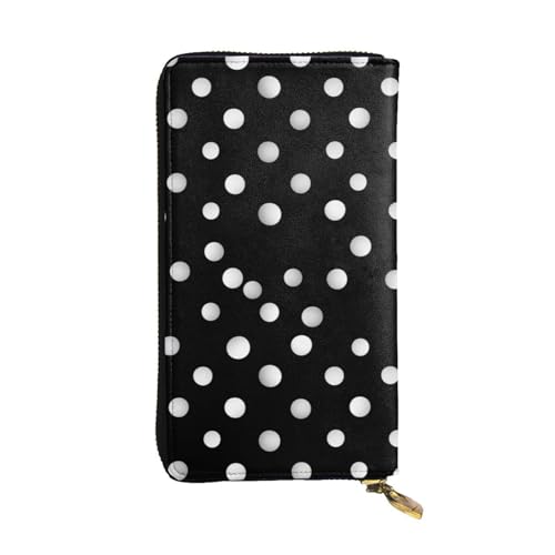 Lhbwcvn Geldbörse für Damen und Herren, Clutch, RFID-blockierend, Leder, große Kapazität, Geldbörse, Kreditkartenhalter, Geldtasche mit Reißverschluss, Handyhalter, lange Reisegeldbörse, Schwarz, von LHBWCVN