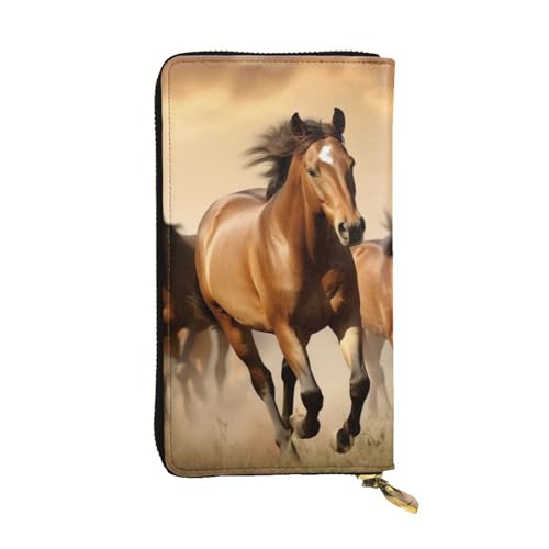 Lhbwcvn Geldbörse für Damen und Herren, Clutch, RFID-blockierend, Leder, große Kapazität, Geldbörse, Kreditkartenhalter, Geldtasche mit Reißverschluss, Handyhalter, lange Reisegeldbörse, schwarz, von LHBWCVN