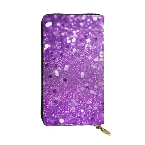 Lhbwcvn Glitzernde Geldbörse für Damen und Herren, Clutch, RFID-blockierend, Leder, große Kapazität, Geldbörse, Kreditkartenhalter, Geldtasche mit Reißverschluss, Handyhalter, lange Reisegeldbörse, von Lhbwcvn