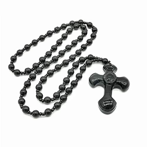 Li Ying - Obsidian Kreuz Halskette, Unisex, Erwachsene, Schmuck, Halskette Li Ying - Obsidian Kreuz Halskette, Unisex, Erwachsene, Schmuck, Halskette von Li Ying