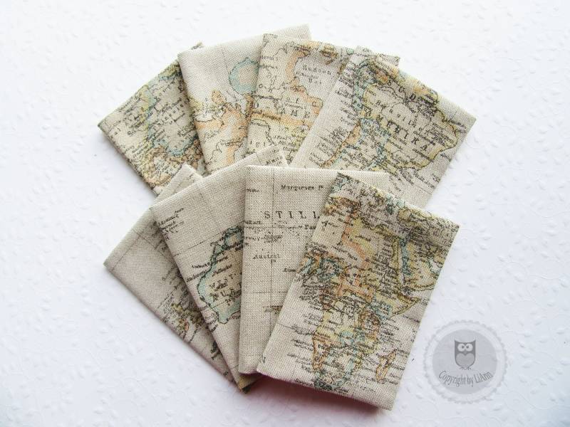 Reisepasshülle - Auswahl Weltkarte Beige 8 Versch. Ausschnitte Reisepasshülle - Auswahl Weltkarte Beige 8 Versch. Ausschnitte von LiAnnKunterbunt