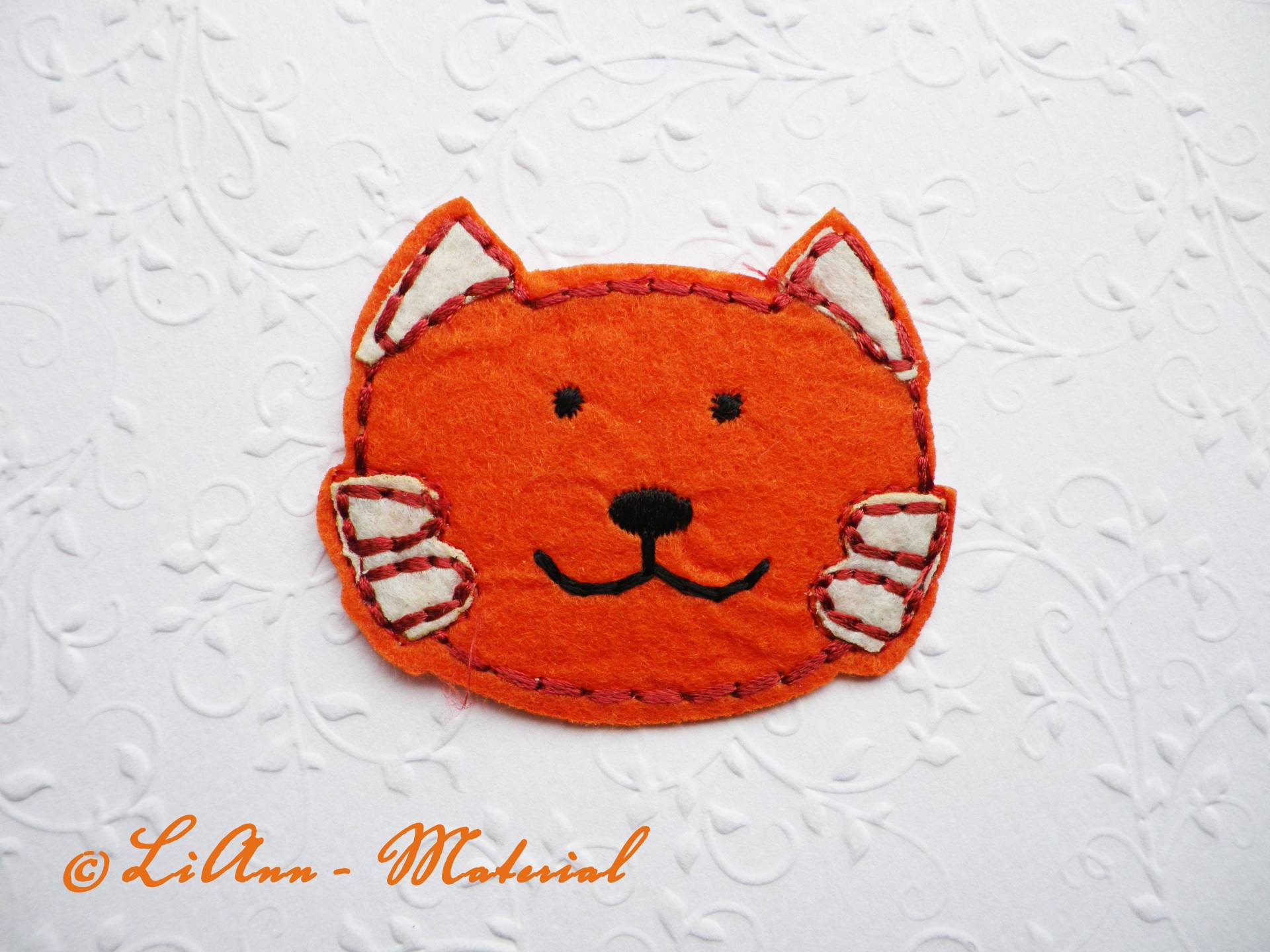 1 Bügelbild Applikation Katze/Tiger 1 Bügelbild Applikation Katze/Tiger von LiAnnMaterial