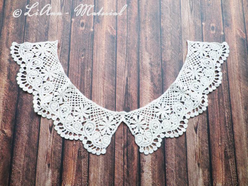 1 Hellbeiger Stickerei Kragen Spitze Einteilig 1 Hellbeiger Stickerei Kragen Spitze Einteilig von LiAnnMaterial