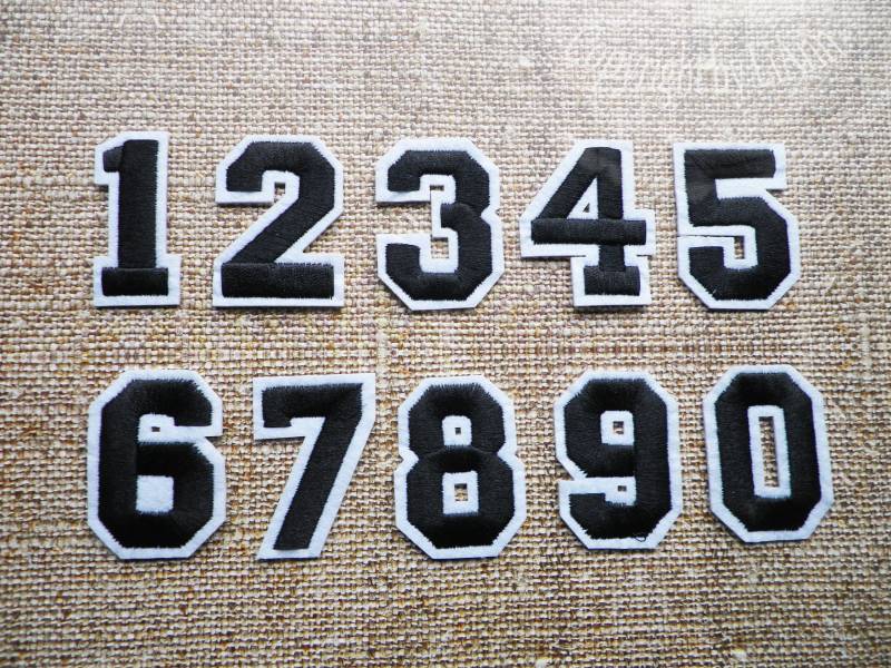 1 Stickerei-Ziffer Zum Aufbügeln 1-9 + 0 1 Stickerei-Ziffer Zum Aufbügeln 1-9 + 0 von LiAnnMaterial