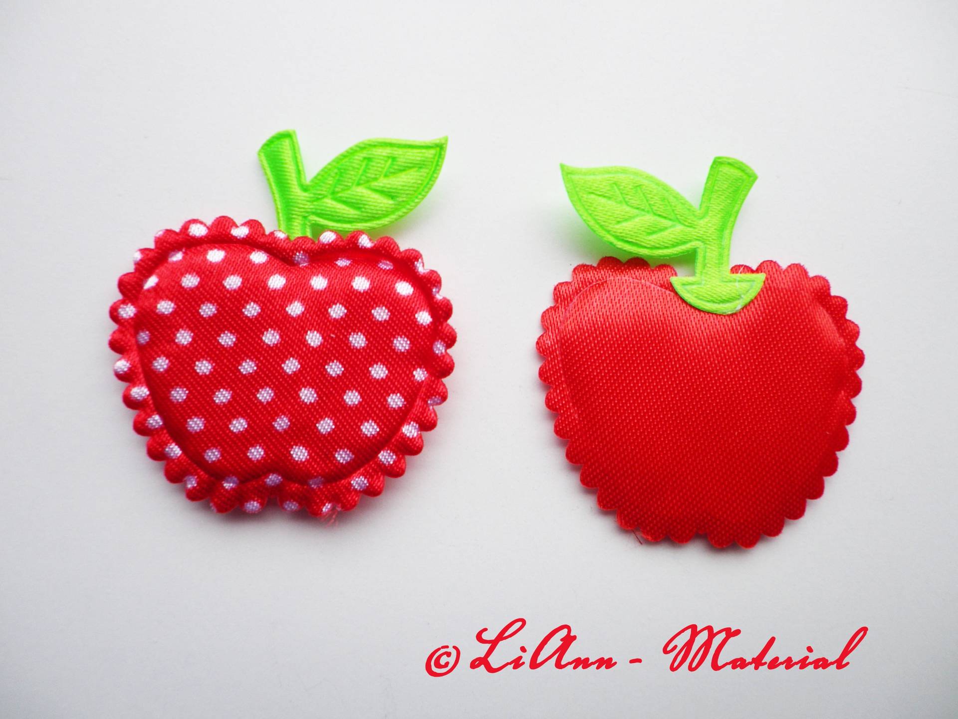 2 Kleine Applikationen Apfel 2 Kleine Applikationen Apfel von LiAnnMaterial