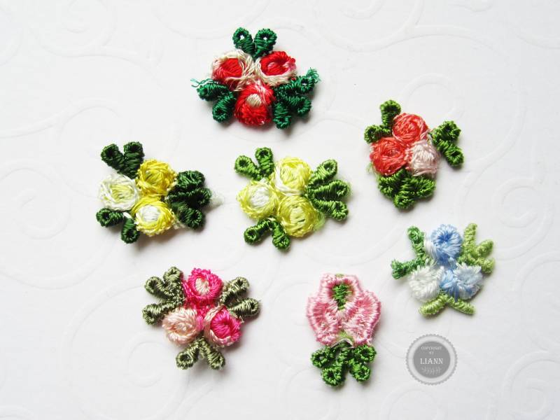 5 Applikationen Blumen, Farbwahl Blau, Gelb, Pink, Rot, Wassermelone, Rosa Oder Mix 5 Applikationen Blumen, Farbwahl Blau, Gelb, Pink, Rot, Wassermelone, Rosa Oder Mix von LiAnnMaterial