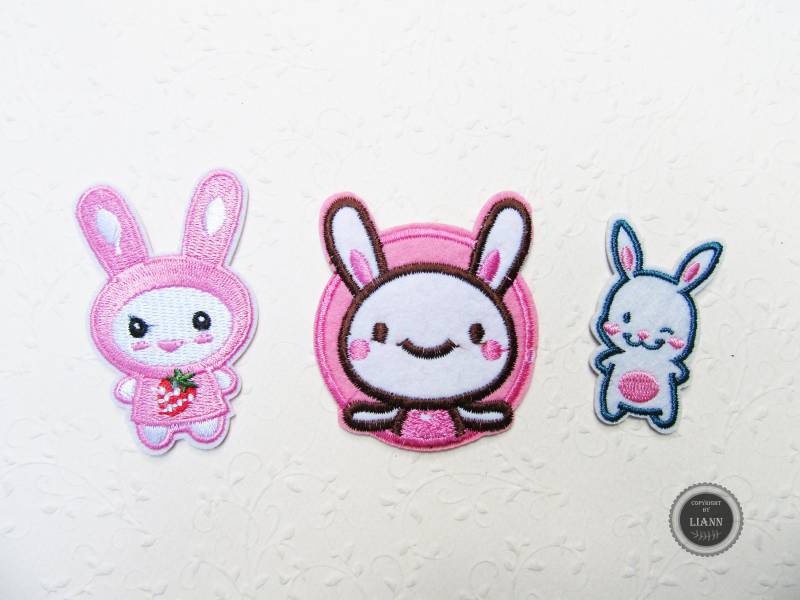 Ab 1, 30 Euro 1 Bügelbild Applikation Häschen, Auswahl Ab 1, 30 Euro 1 Bügelbild Applikation Häschen, Auswahl von LiAnnMaterial