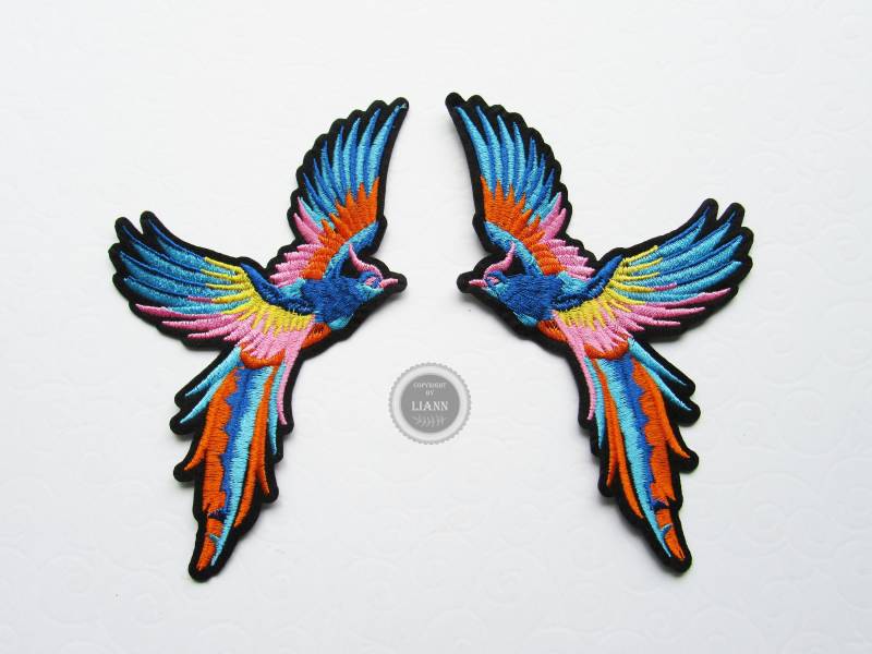 Bügelbild Applikation Phönix Gegengleich 16, 5 X 9, 5 cm Bunt Bügelbild Applikation Phönix Gegengleich 16, 5 X 9, 5 cm Bunt von LiAnnMaterial