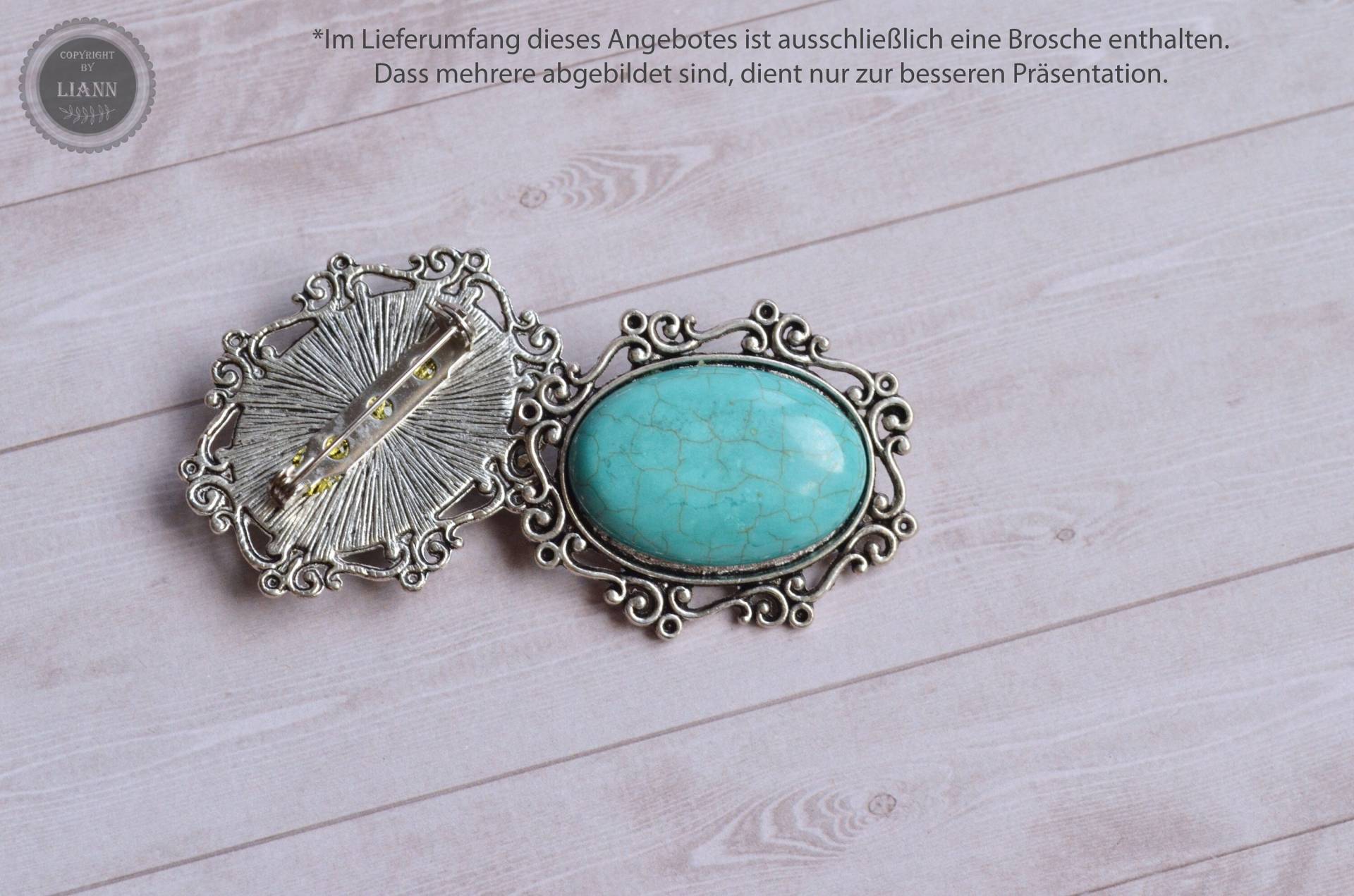 Brosche - Südsee-Romanze Brosche - Südsee-Romanze von LiAnnSchmuck
