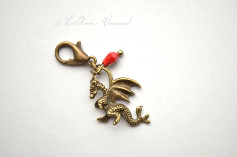 Charm-Anhänger - Drachenträne von LiAnnSchmuck