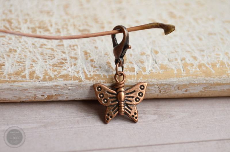 Charm-Anhänger - Kupferfalter von LiAnnSchmuck