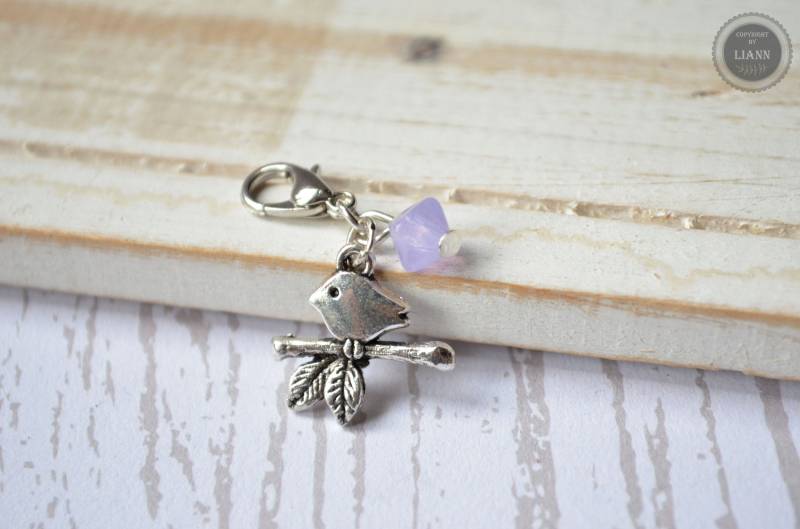 Charm-Anhänger - Niedlicher Spatz von LiAnnSchmuck