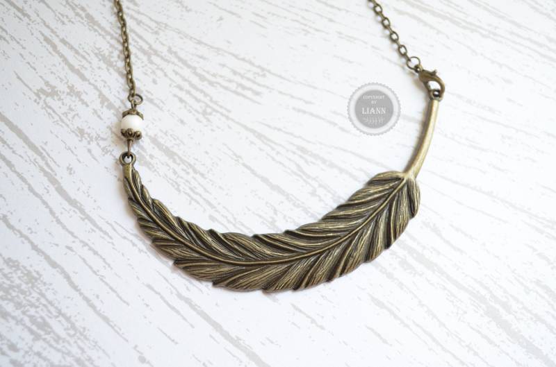 Halskette - Federkleid von LiAnnSchmuck