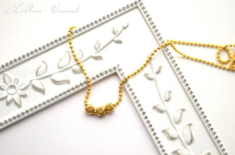 Halskette - Golden Minimal von LiAnnSchmuck