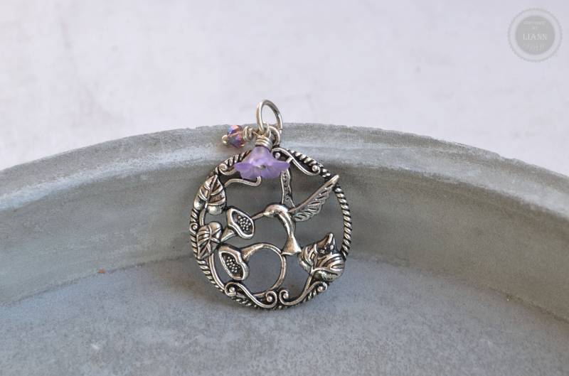 Kettenanhänger - Kolibri Im Paradies von LiAnnSchmuck