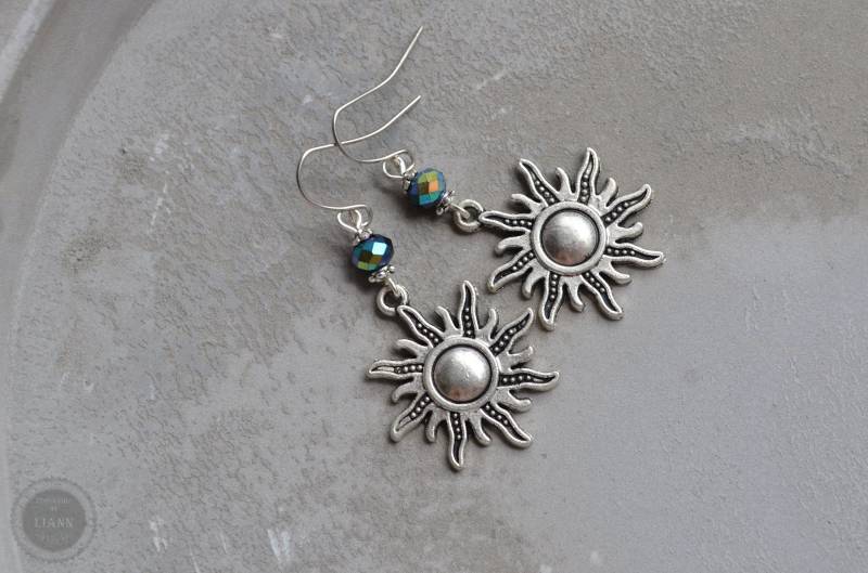 Ohrringe - Dunkle Sonne von LiAnnSchmuck