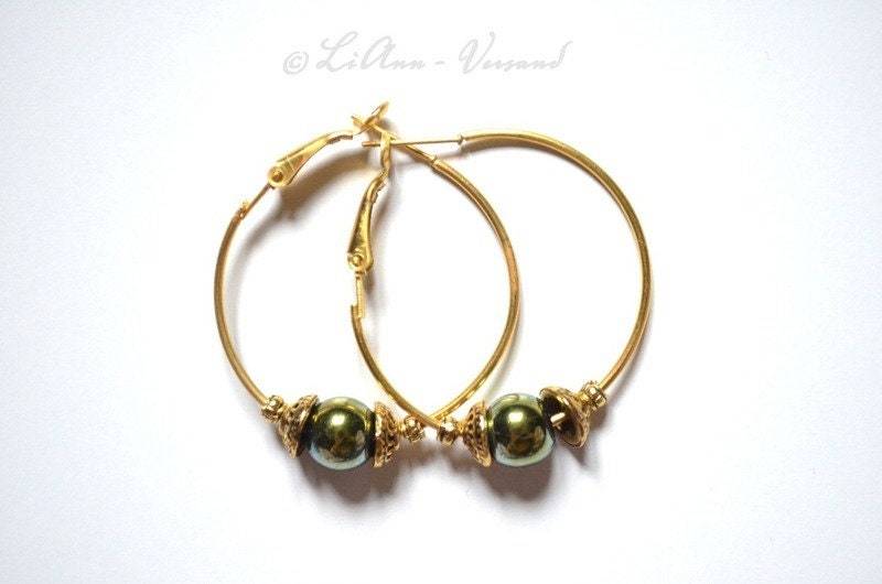 Ohrringe - Goldfinsternis von LiAnnSchmuck