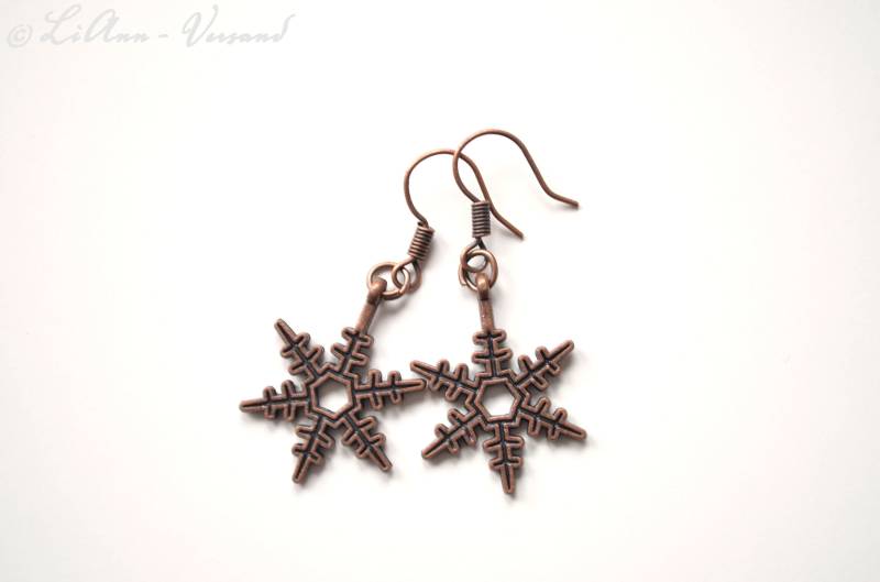 Ohrringe - Kupfer-Winterschatz von LiAnnSchmuck