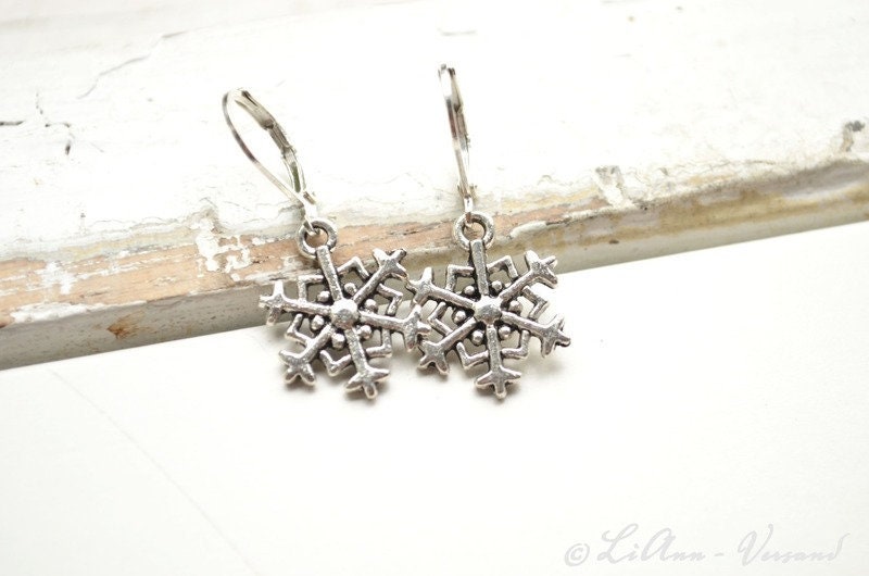 Ohrringe - Schneeflocken von LiAnnSchmuck
