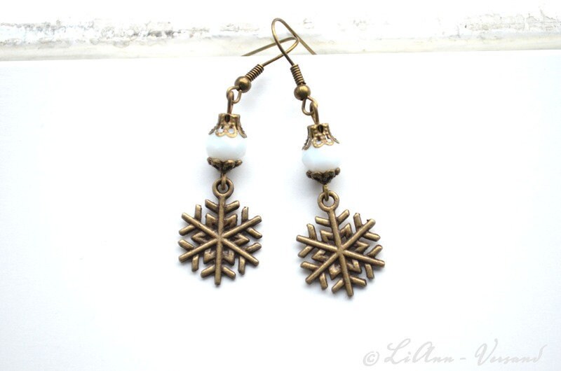 Ohrringe - Schneeflöckchen von LiAnnSchmuck