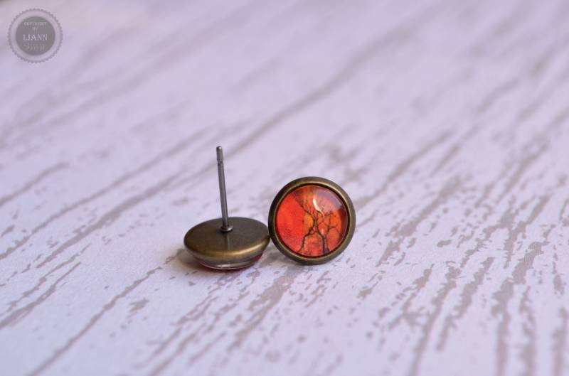 Ohrstecker - Feuerwald von LiAnnSchmuck