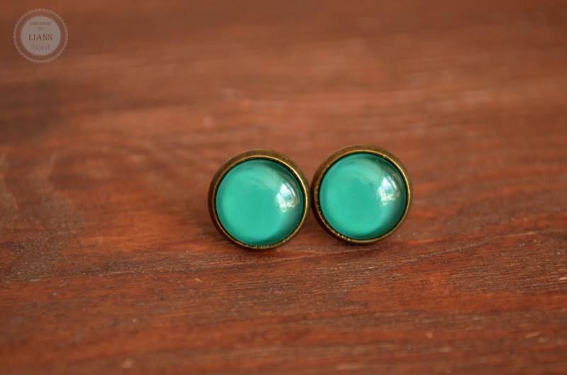 Ohrstecker - Traffic Green | 12 Mm von LiAnnSchmuck
