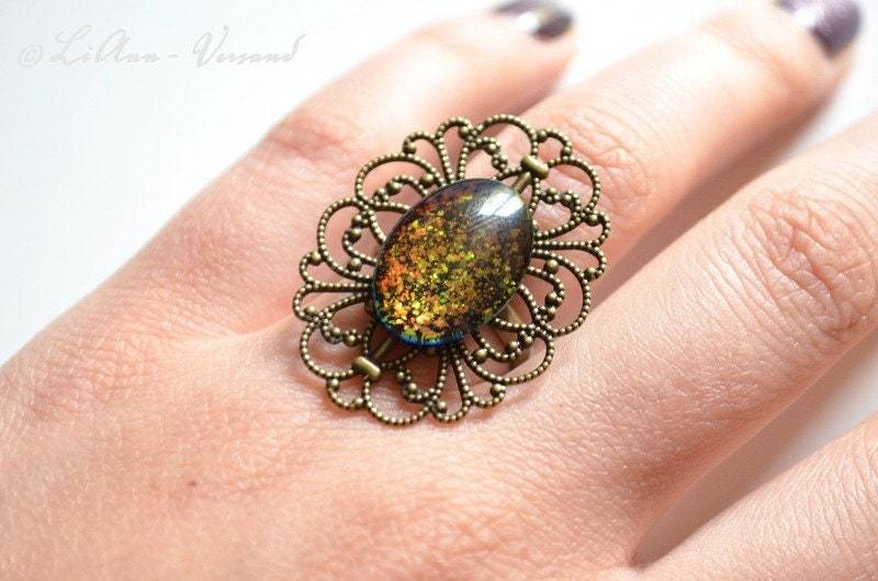 Ring - Zauberglas von LiAnnSchmuck