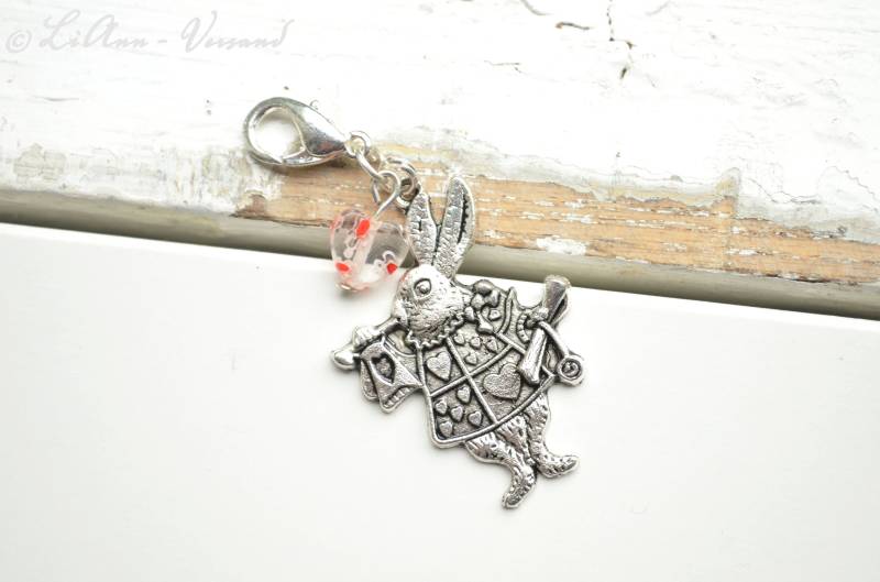 Wechselanhänger - Das Weiße Kaninchen von LiAnnSchmuck