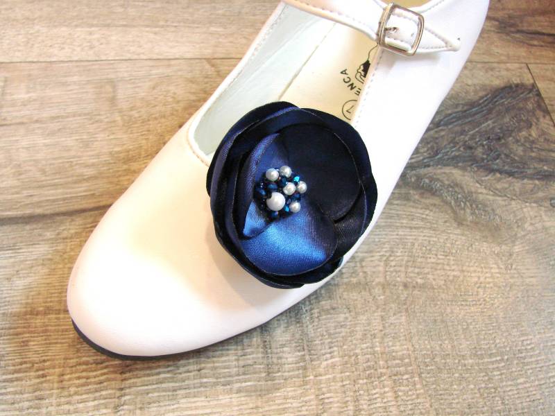 Braut Schuhclips - Brautschuhclips Blauer Schuhschmuck von LiLaGarden