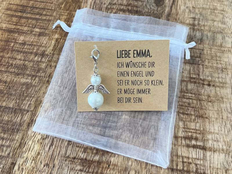 Personalisierter Schutzengel-Anhänger Mit Karte | Geschenk Glücksbringer Name Personalisierter Schutzengel-Anhänger Mit Karte | Geschenk Glücksbringer Name von LiLiShopLichtarbeit