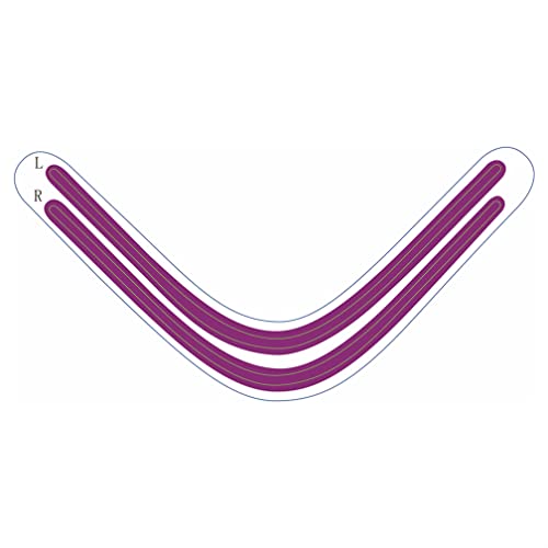 LiLiTok LED-Lichtleiste für PS5 Konsole, Host-Lichtleiste Regenbogen Farbverlauf Aufkleber Selbstklebende Abziehbilder LED-Lichtleiste für PS5 Spielzubehör (Violett) von LiLiTok