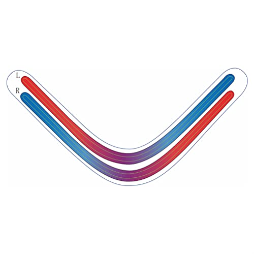 LiLiTok LED-Lichtleiste für PS5 Konsole, Host-Lichtleiste Regenbogen Farbverlauf Aufkleber Selbstklebende Abziehbilder LED-Lichtleiste für PS5 Spielzubehör (Violett blau) von LiLiTok