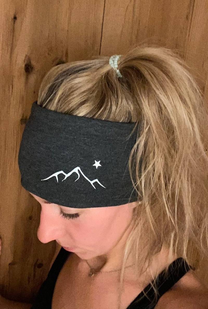 stirnband Mit Bergmotiv & Neo Edition stirnband Mit Bergmotiv & Neo Edition von LiMaNaKreativ