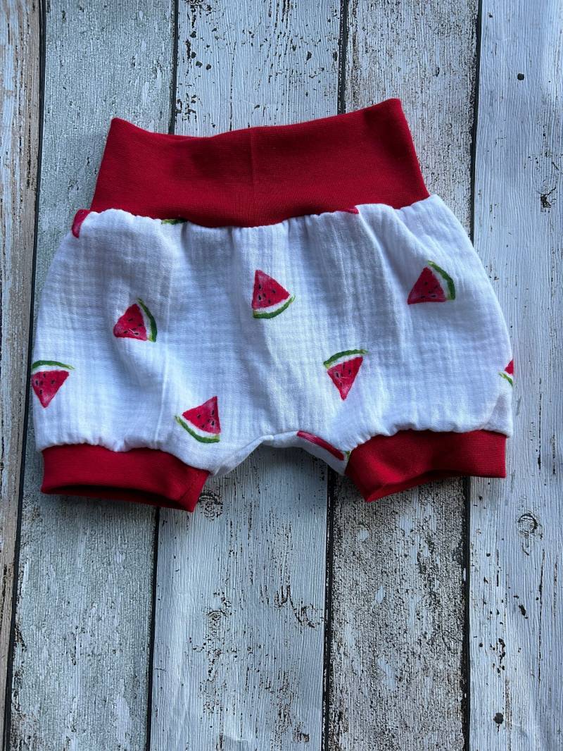 Kurze Pumphose Musselin Melone von LiMeLaden