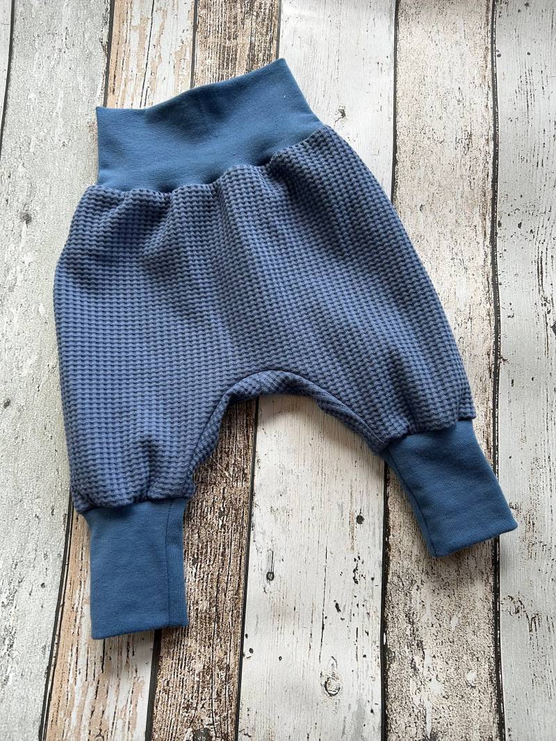 Pumphose Waffeljersey Stahlblau von LiMeLaden