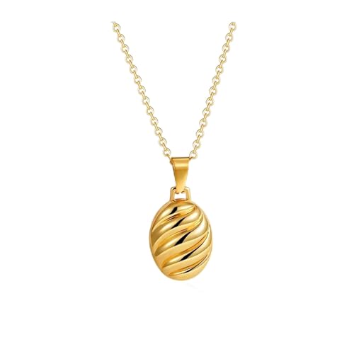 LiMinM 18 Karat, modische Halskette mit zu öffnendem Bilderrahmen-Anhänger, Schlüsselbeinkette for Damen, Schmuck als Geschenk.(T129) von LiMinM