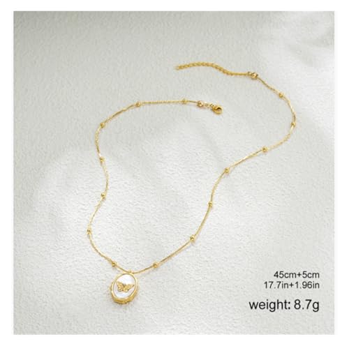 LiMinM 18 Karat, modische Halskette mit zu öffnendem Bilderrahmen-Anhänger, Schlüsselbeinkette for Damen, Schmuck als Geschenk.(T134) von LiMinM