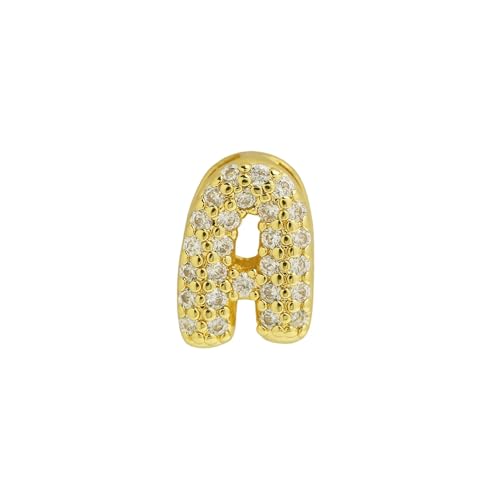 LiMinM Buchstabenkette mit 18 Karat Zirkonia, Buchstabenschmuck for Damen, Schlüsselbeinkettenschmuck.(A) von LiMinM