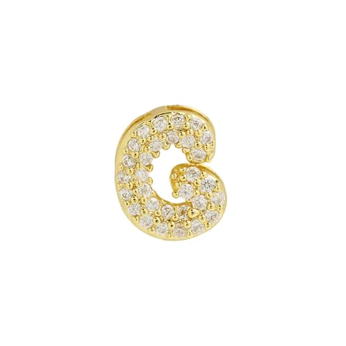 LiMinM Buchstabenkette mit 18 Karat Zirkonia, Buchstabenschmuck for Damen, Schlüsselbeinkettenschmuck.(G) von LiMinM