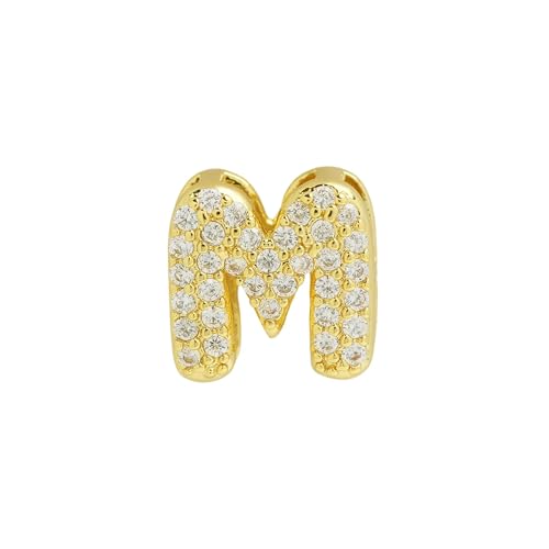 LiMinM Buchstabenkette mit 18 Karat Zirkonia, Buchstabenschmuck for Damen, Schlüsselbeinkettenschmuck.(M) von LiMinM