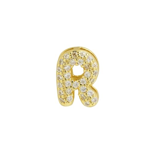 LiMinM Buchstabenkette mit 18 Karat Zirkonia, Buchstabenschmuck for Damen, Schlüsselbeinkettenschmuck.(R) von LiMinM