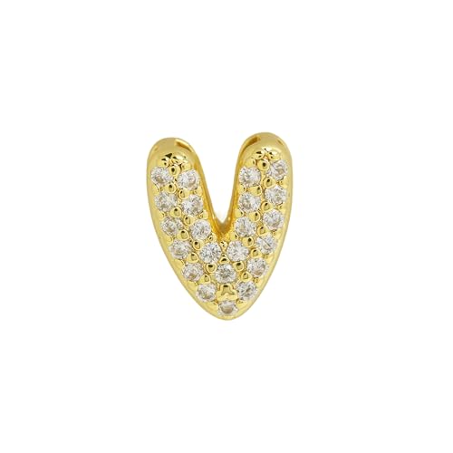 LiMinM Buchstabenkette mit 18 Karat Zirkonia, Buchstabenschmuck for Damen, Schlüsselbeinkettenschmuck.(V) von LiMinM