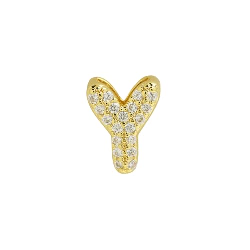 LiMinM Buchstabenkette mit 18 Karat Zirkonia, Buchstabenschmuck for Damen, Schlüsselbeinkettenschmuck.(Y) von LiMinM