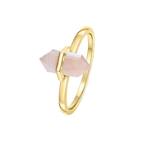 LiMinM Frauen S925 intarsien zirkon Ring Finger Ring täglichen Mode tragen kristall Ring Hand schmuck(Pink-#1_No.7) von LiMinM
