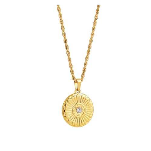LiMinM Modische Halskette mit Anhänger, kreative Halskette for Damen, Edelstahlschmuck(12082) von LiMinM