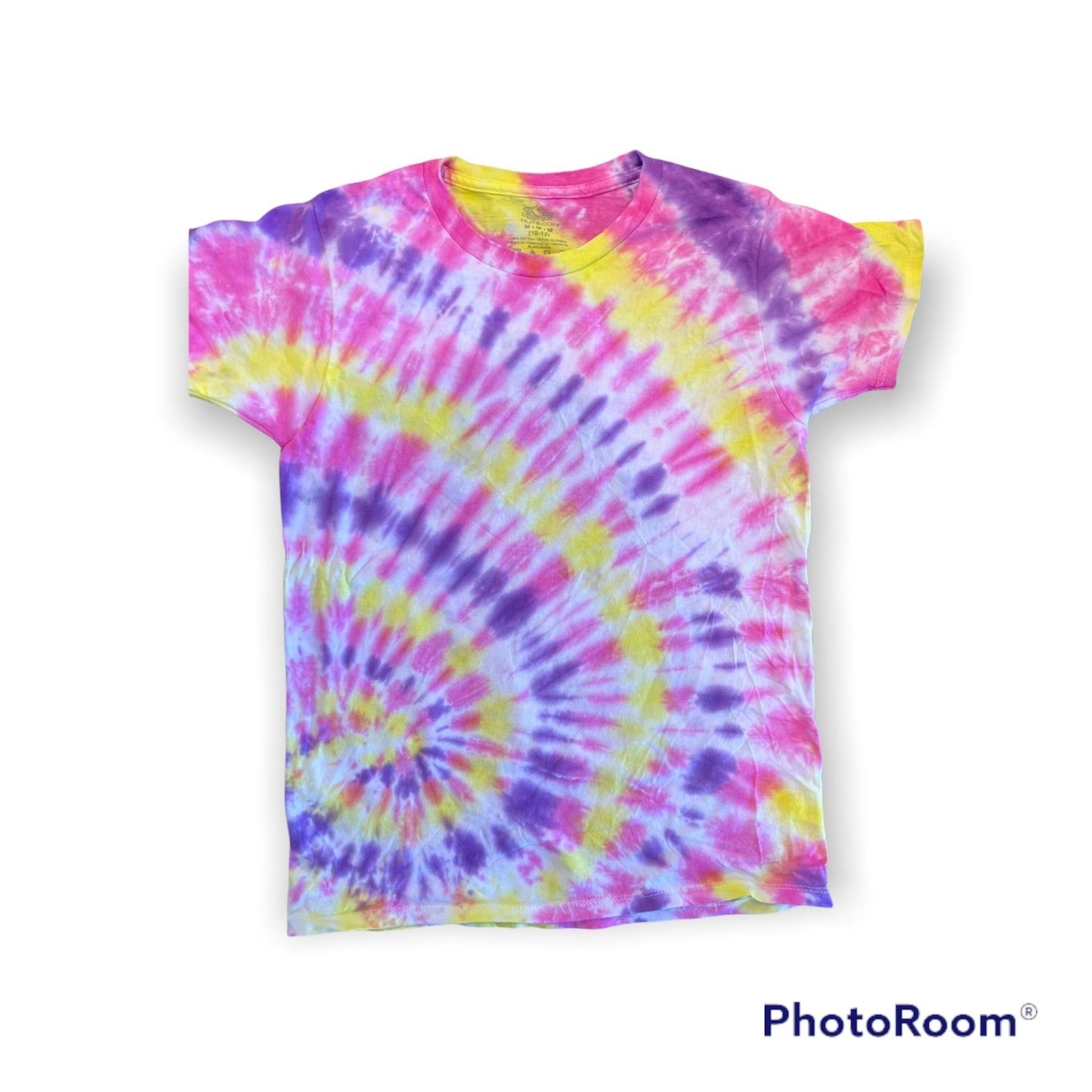 Batik T Shirt Für Mädchen, Rosa, Lila Und Gelb, Größen 2, 3, 4, 5, 6, 8, 10, 12, Junioren, Kinder T-Shirt, Schulanfang Batik T Shirt Für Mädchen, Rosa, Lila Und Gelb, Größen 2, 3, 4, 5, 6, 8, 10, 12, Junioren, Kinder T-Shirt, Schulanfang von LiTieDyeMama