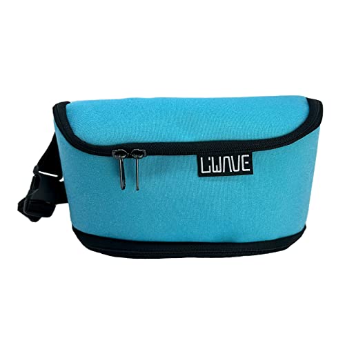 LiWAVE Bauchtasche für Damen und Herren Gürteltasche Brusttasche Hüfttasche Schultertasche aus Upcycling Markisenstoff wasserabweisend für Urlaub Camping Wandern Fitness Fahrrad von LiWAVE