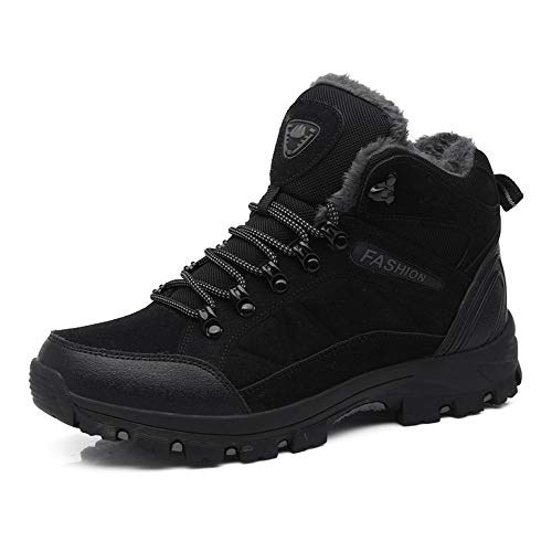 LiYa Winterschuhe Herren Damen Warm Gefüttert Wanderschuhe Winter Outdoor Trekking Boots von LiYa