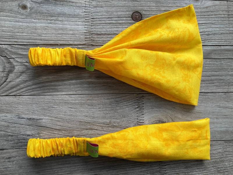 1 Haarband Kinder, Gelb Meliert von LiaMalaDE